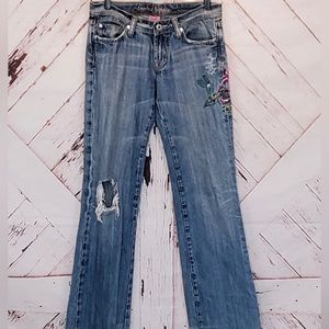 American Republic Embroided Jeans women’s size 27